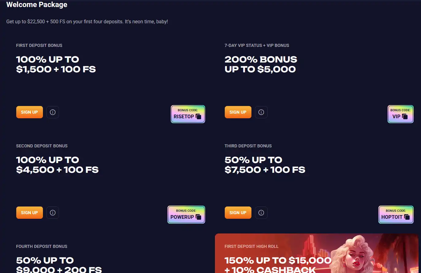 RetroBet welcome package deposit bonuses and promo codes for Canadian players